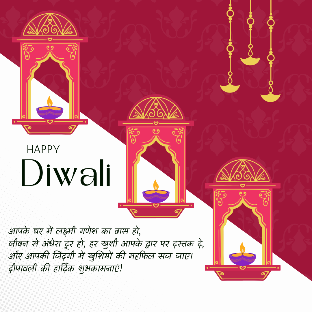 Diwali diyas and decor